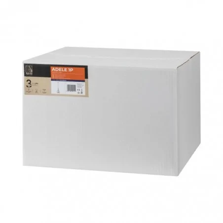 Lampy-sufitowe - lampa wisząca czarna metalowa e27 60w loft adele 1p ad-ld-6222be27s orno 