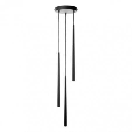 Lampy-sufitowe - okrągła lampa wisząca 3 tuby g9 max 3x6w tabung 3p ad-ld-6231bg9 orno 