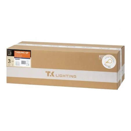 Lampy-sufitowe - sześciopunktowa lampa wisząca czarne tuby e27 6x6w tabung 6p ad-ld-6233bg9 orno 