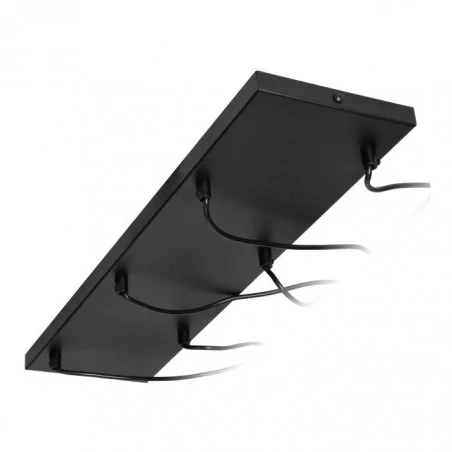 Lampy-sufitowe - sześciopunktowa lampa wisząca czarne tuby e27 6x6w tabung 6p ad-ld-6233bg9 orno 