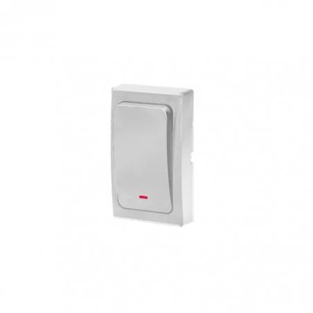 Dzwonki-do-drzwi-bezprzewodowe - biały przycisk bezprzewodowy do rozbudowy dzwonka ondo ac bezbateryjny or-db-mt-156pd/w orno 