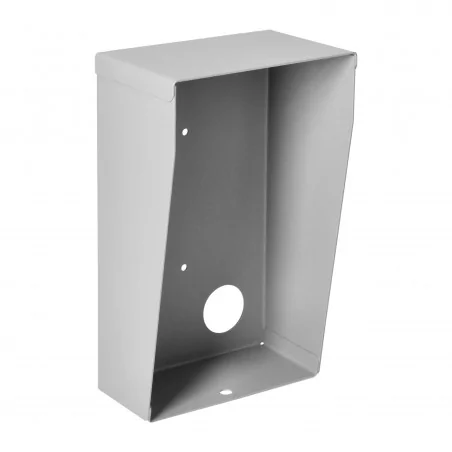 Domofony - szary ochronny daszek natynkowy do domofonów serii fossa or-dom-rl-901dn/g orno 