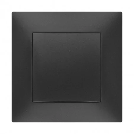 Wylaczniki-jednobiegunowe - włącznik pojedynczy czarny podtynkowy carla 1710-09  elektro-plast 