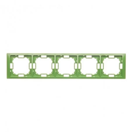 Ramki-pieciokrotne - ramka pięciokrotna miętowa bmrc5/032 simon basic neos kontakt-simon 