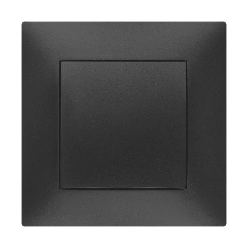 Wylaczniki-schodowe - czarny włącznik schodowy w ramce podtynkowy carla 1712-09  elektro-plast firmy Elektro-Plast 