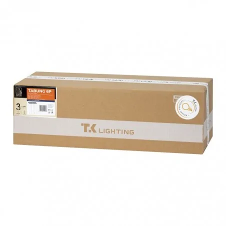 Lampy-sufitowe - sześciopunktowa lampa wisząca złoto-czarna g9 6x6w tabung 6p ad-ld-6233cg9 orno 