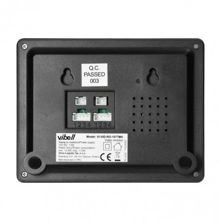 Wideodomofony - zestaw wideodomofonowy bezsłuchawkowy z kolorowym wyświetlaczem 4,3'' lira  vi-vid-ro-1077 orno 