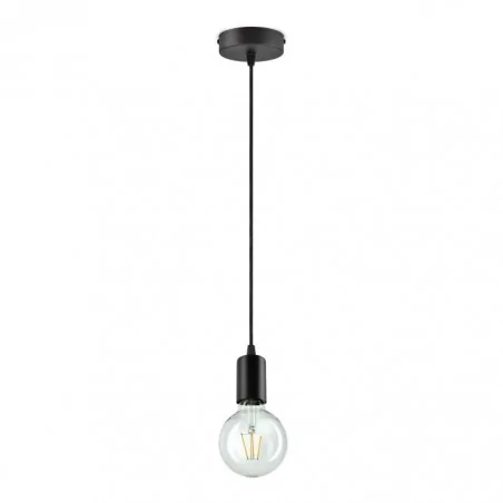 Lampy-sufitowe - lampa wisząca - zawiesie czarne e27 1x60w balbu ad-ld-6273be27m orno 