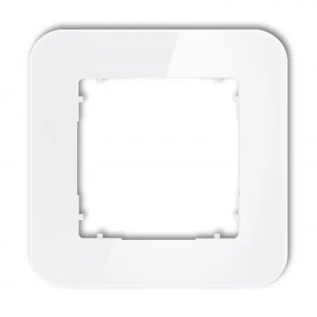 Ramki-pojedyncze - ramka pojedyncza zaokrąglona biała z efektem szkła icon 0-0-irsz-1 karlik 