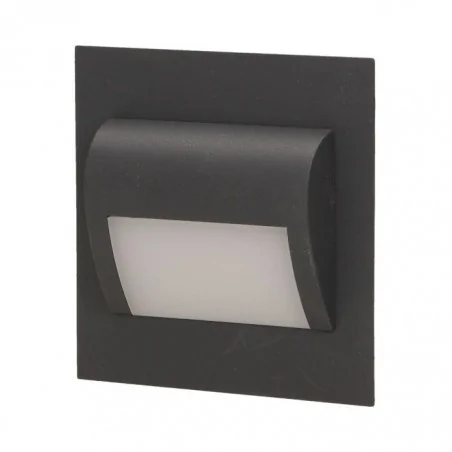 Oswietlenie-schodowe-ciepla-barwa - podtynkowa lampa schodowa led 1,5w 12v dc 30lm 3000k draco ad-os-6164l3/b orno 