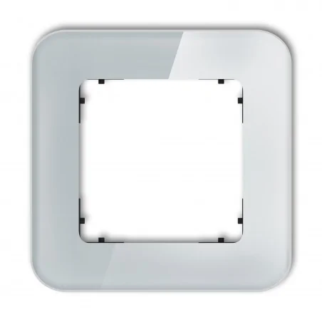 Ramki-pojedyncze - pojedyncza ramka z efektem szkła szara z czarnym spodem spodem zaokrąglona icon 15-12-irsz-1 orno 