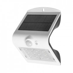 Kinkiety-solarne - siloe lampa ogrodowa naświetlacz solarny led z czujnikiem zmierzchowo-ruchowym biały ip62 ad-sl-6083wlr4 orno