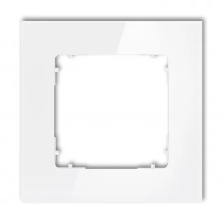 Ramki-pojedyncze - ramka pojedyncza z efektem szkła w kolorze białym kwadratowa icon 0-0-irsk-1 karlik 
