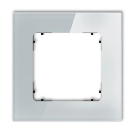 Ramki-pojedyncze - ramka pojedyncza z efektem szkła szara z czarnym spodem icon 15-12-irsk-1 karlik 