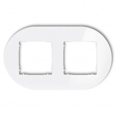 Ramki-podwojne - biała ramka podwójna z efektem szkła okrągła icon 0-0-irso-2 karlik 