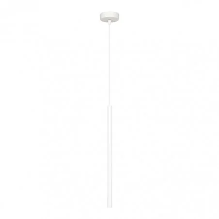 Lampy-sufitowe - lampa wisząca biała tuba g9 1x20w harmoni ad-ld-6315wg9 orno 