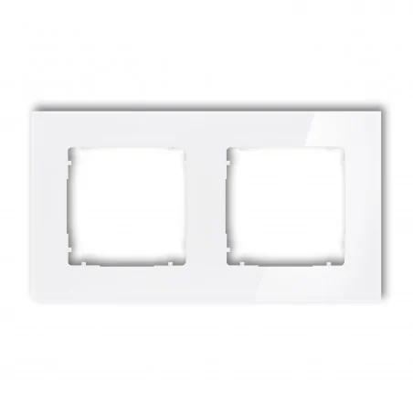Ramki-podwojne - ramka podwójna kwadratowa biała z efektem szkła icon 0-0-irsk-2 karlik 