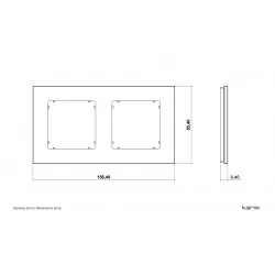 Ramki-podwojne - ramka podwójna kwadratowa biała z efektem szkła icon 0-0-irsk-2 karlik 