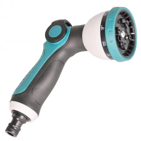 Narzedzia-ogrodowe - ogrodowy pistolet zraszający 10-funkcyjny z regulacją 323774 polux 