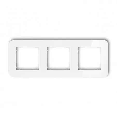 Ramki-potrojne - ramka potrójna z efektem szkła biała zaokrąglona icon 0-0-irsz-3 karlik 