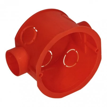 Puszki-podtynkowe - or-jb-13809 puszka podtynkowa szeregowa pomarańczowa płytka fi 60 mm do ścian pełnych orno 