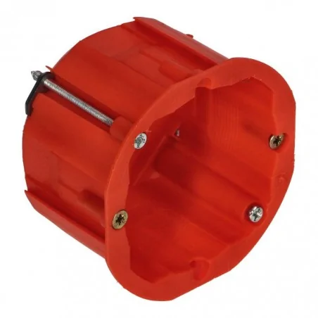 Puszki-podtynkowe - or-jb-13811 puszka podtynkowa pomarańczowa płytka fi 60 mm do ścian karton gips orno 