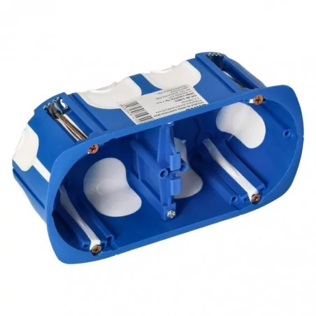 Puszki-podtynkowe - or-jb-13801 puszka podtynkowa wiatroszczelna podwójna fi 60 mm do ścian karton gips orno 