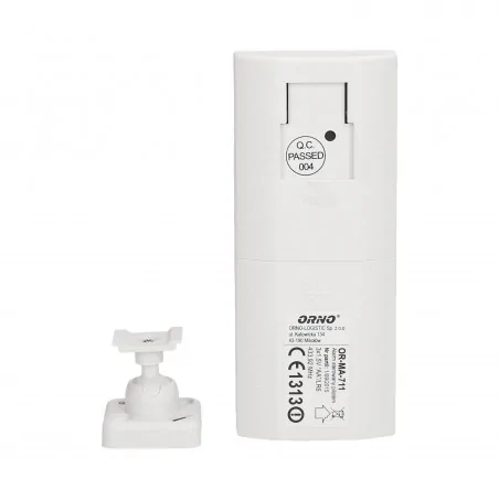 Czujniki-ruchu - przenośny alarm z wbudowaną syreną na baterie sterowany pilotem  or-ma-711 orno 