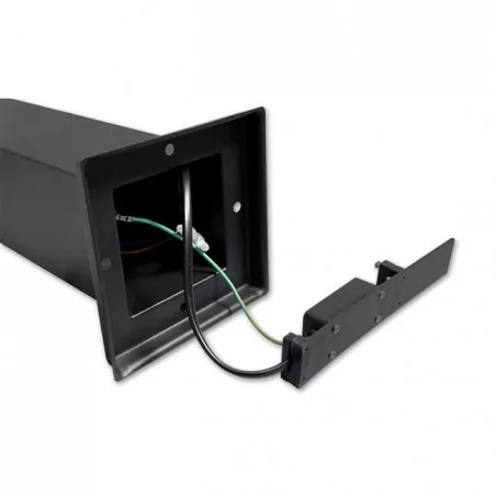 Lampy-ogrodowe-stojace - czarna ogrodowa lampa led e27 havana 65cm 0645 lvt 