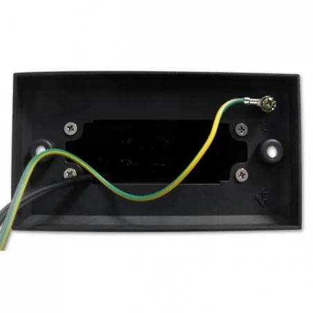 Lampy-ogrodowe-stojace - czarna ogrodowa lampa led 4000k 12w clark 50cm 3305 lvt 