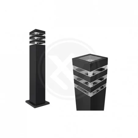 Lampy-ogrodowe-stojace - ogrodowa lampa led e27 malibu 9x9 60cm 2078 lvt 