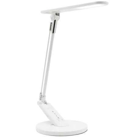 Lampki-biurkowe - biała lampa biurkowa led optimum 7w 3000k-6000k 324979 polux 