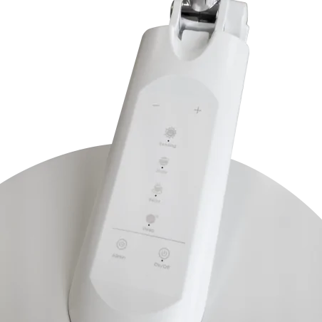 Lampki-biurkowe - biała lampa biurkowa led optimum 7w 3000k-6000k 324979 polux 