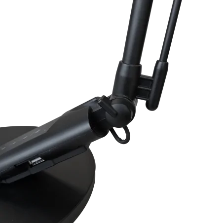 Lampki-biurkowe - czarna lampa biurkowa led optimum 7w 3000k-6000k 324993 polux 