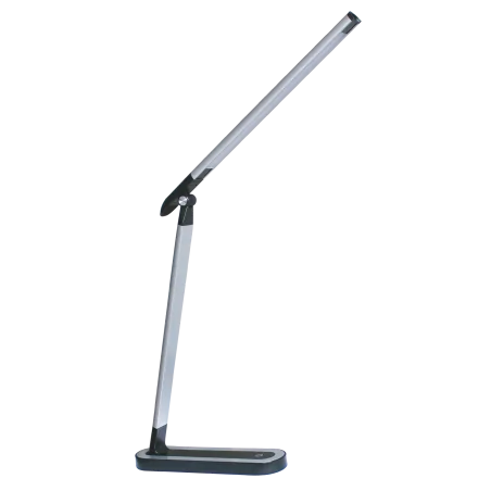 Lampki-biurkowe - czarno-srebrna lampa biurkowa led madera 7w 4000k 324962 polux 