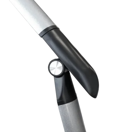 Lampki-biurkowe - czarno-srebrna lampa biurkowa led madera 7w 4000k 324962 polux 