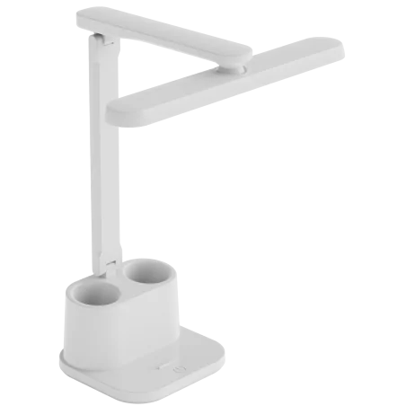 Lampki-biurkowe - biała lampka biurkowa led bari 6w 4000k 325013 polux 