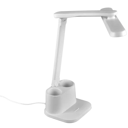 Lampki-biurkowe - biała lampka biurkowa led bari 6w 4000k 325013 polux 