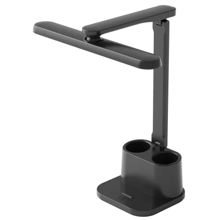 Lampki-biurkowe - czarna lampa biurkowa led bari 6w 4000k 325020 polux 