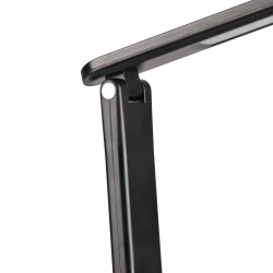 Lampki-biurkowe - czarna lampka biurkowa led neptun 7w 4000k+rgb 325044 polux 