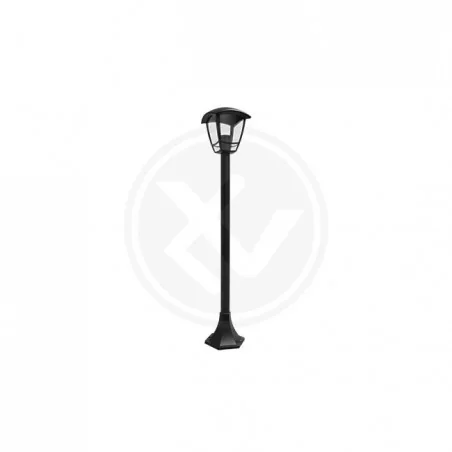 Lampy-ogrodowe-stojace - czarna stojąca lampa ogrodowa led e27 niko 93cm 5252 lvt 