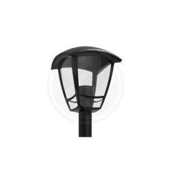 Lampy-ogrodowe-stojace - czarna stojąca lampa ogrodowa led e27 niko 93cm 5252 lvt 