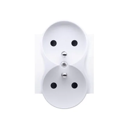 Pokrywy-do-gniazd - pokrywa do gniazda wtyczkowego podwójnego z uziemieniem do ramek premium biała dgz2mzp/11 simon 54 kontakt-simon 