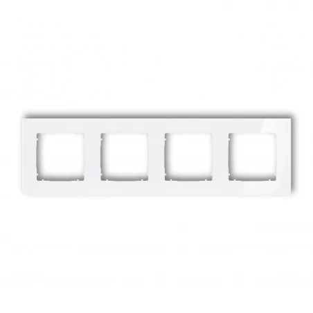 Ramki-poczworne - ramka poczwórna zaokrąglona z efektem szkła biała icon 0-0-irsk-4 karlik 