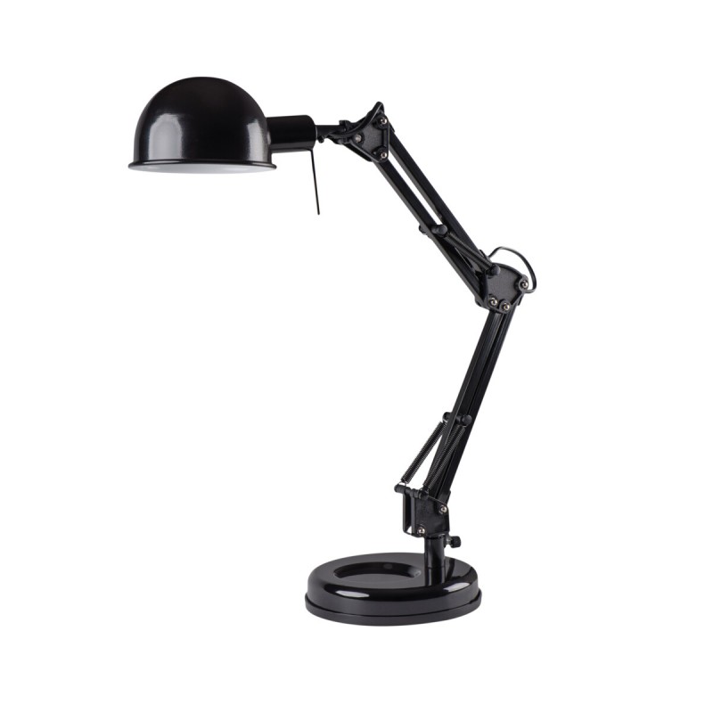 Lampki-biurkowe - nowoczesna czarna lampka biurkowa pixa kt-40-b e14 40w kanlux firmy KANLUX 