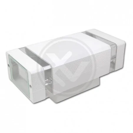 Kinkiety-ogrodowe - biały kinkiet ogrodowy 2xgu10 hana ip54 0269 lvt 