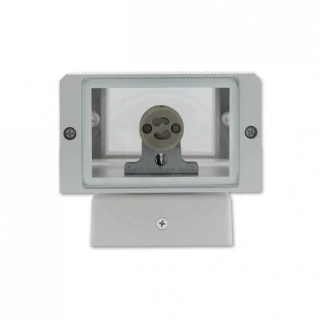 Kinkiety-ogrodowe - szary kinkiet ogrodowy gu10 hana ip54 1251 lvt 