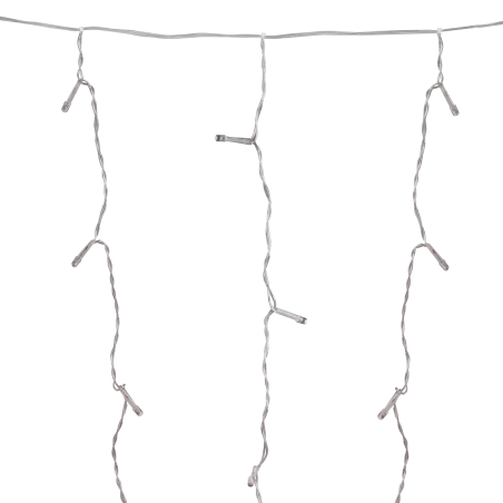 Oswietlenie-choinkowe - kurtyna led longer 50 diod z ciepłym światłem 1900k 325129 polux 