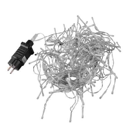 Oswietlenie-choinkowe - kurtyna led longer 50 diod z ciepłym światłem 1900k 325129 polux 