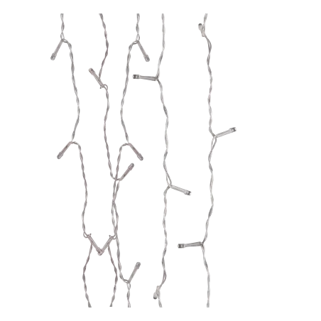 Oswietlenie-choinkowe - kurtyna led longer 50 diod z ciepłym światłem 1900k 325129 polux 